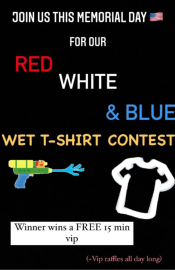 WET T-SHIRT CONTEST!